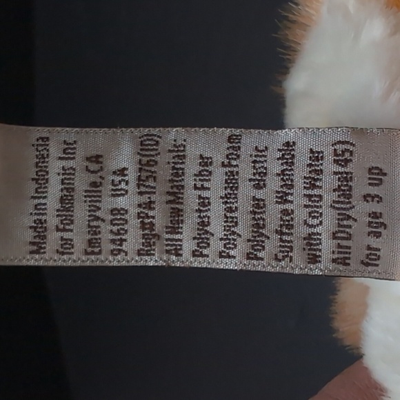 Folkmanis Orange Tabby Kitten/Cat Hand Puppet. - Picture 7 of 8